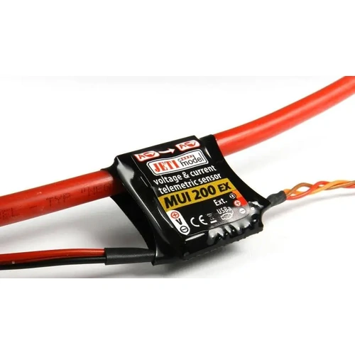 Jeti Model MUI 200 EX Sensor for voltage, current and consumed capacity, JEXMUI200