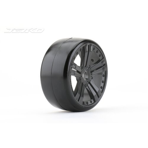 JETKO 1/8 GT BUSTER MOUNTED TYRES (2pc) (Claw Rim/Super Soft)