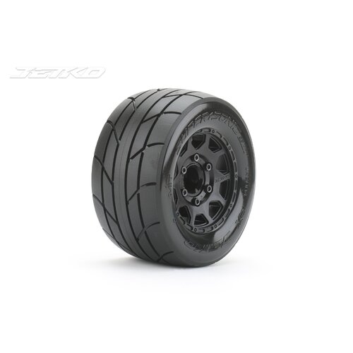 JETKO 1/10 MT 2.8 EX-SUPER SONIC MOUNTED TYRES (2pc) (14mm/Claw Rim)