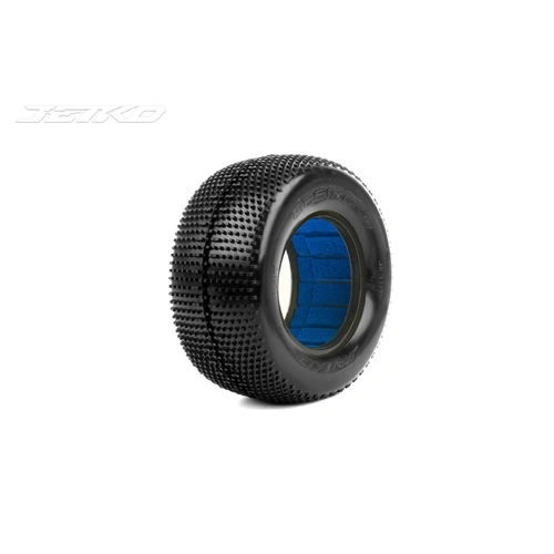 JETKO Desirer 1/10 SCT Tires w/ Inserts - Super Soft