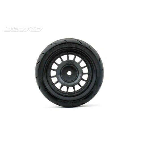 JETKO 1/10 GRAND TOURING EX-EVOLUTION MOUNTED TYRES (2pc) - Radial Rim / Super Soft