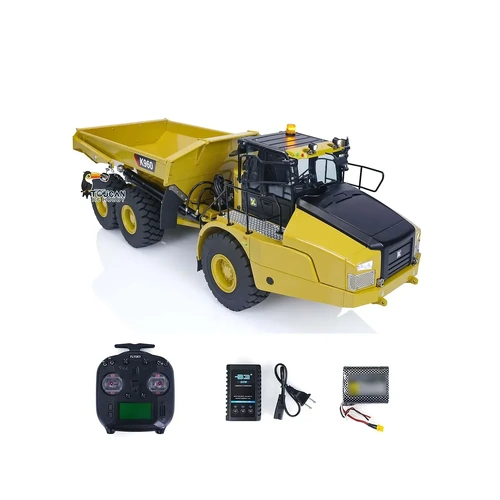 Kabolite K960 RC Dump Truck Electric 6WD 1/20 Scale RTR with Electric Tipper - Yellow
