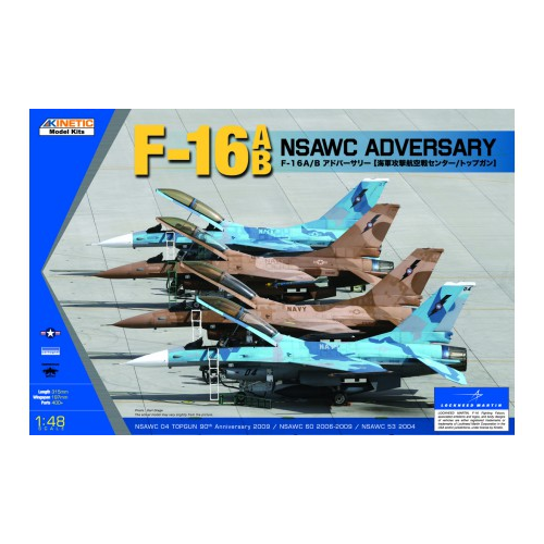 Kinetic K48004 1/48 F-16A/B NSWAC AGRESSOR