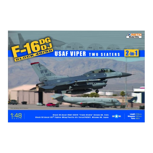 Kinetic K48005 1/48 F-16D Block 50 - USAF Viper