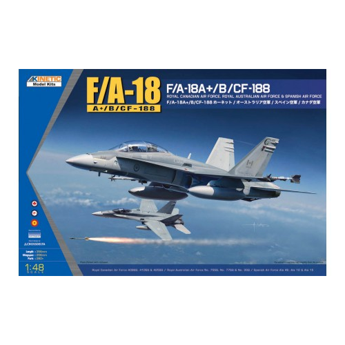 Kinetic K48030 1/48 F/A-18A+, CF-18 Hornet RAAF decals