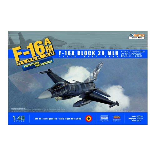 Kinetic K48036 1/48 F-16A TIGET MEET 2009 (W/ PE)