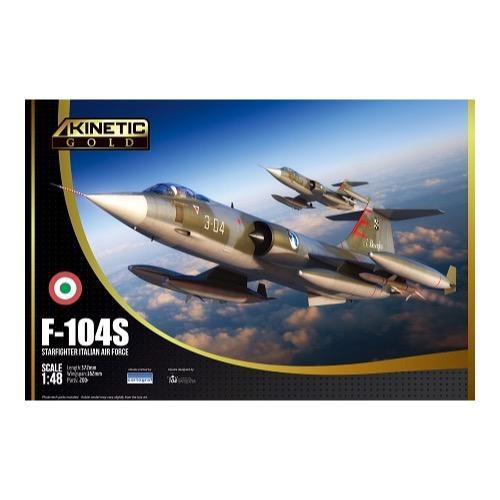 Kinetic 48093 1/48 Lockheed F-104G/S Starfighter Plastic Model Kit