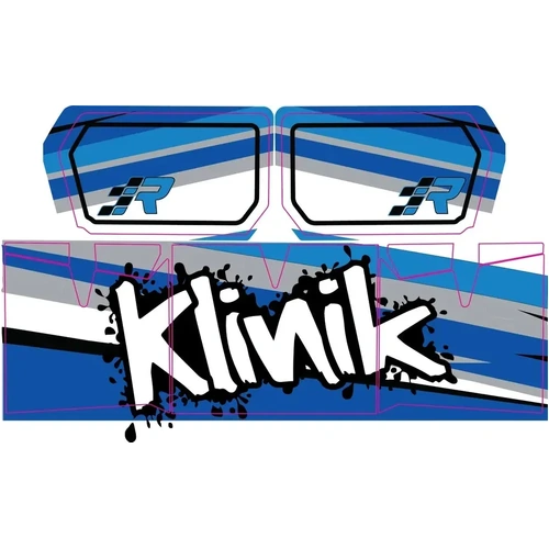 Klinik RC Beta/Nemo Wing Wrap - Yellow