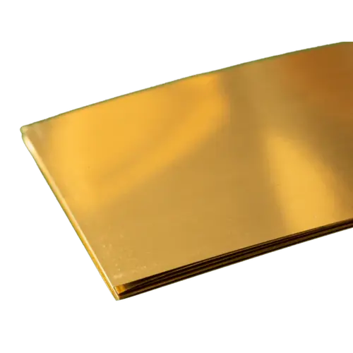 K&S 250 SHEET METAL (4IN X 10IN SHEETS) BRASS  .005 (1 sheet per package x 6 per bag)