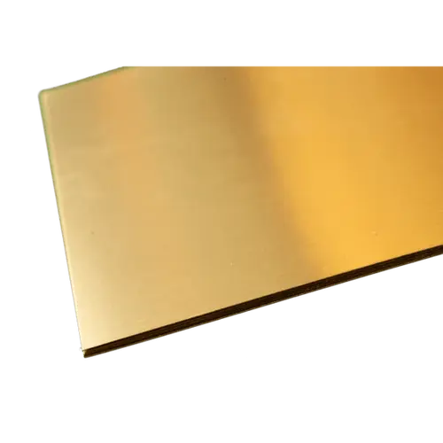 K&S 251 SHEET METAL (4IN X 10IN SHEETS) BRASS  .010 (1 sheet per package x 6 per bag)