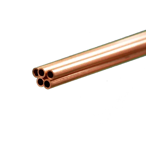 K&S 3961 ROUND COPPER TUBE .36MM WALL (1 METER) 3MM OD (1 PC)