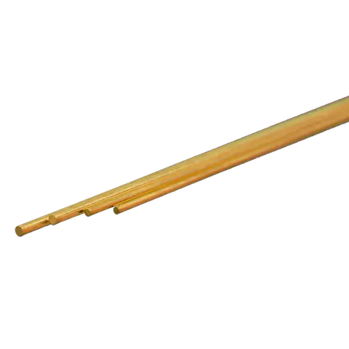 K&S 5072 BRASS ROD 1/16IN & 3/34IN BEND (4 PCS)