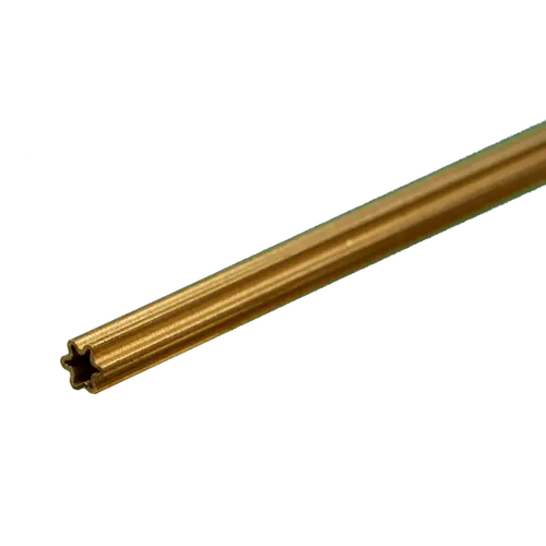 K&S 5088 SMALL BRASS STAR  (2 PIECES)