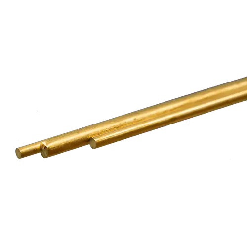 Round Brass Rod Assortment: (3 Pieces)