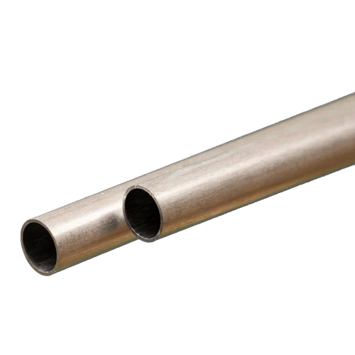 K&S 9807 ROUND ALUMINUM TUBE (300MM LENGTHS) 8MM OD X .45MM WALL  (2 PIECES