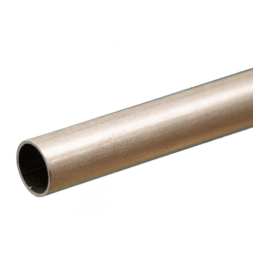 K&S 9809 ROUND ALUMINUM TUBE (300MM LENGTHS) 10MM OD X .45MM WALL (1 PIECE)