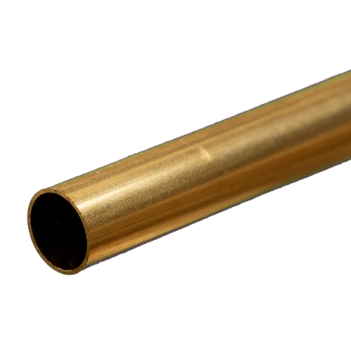 K&S 9828 ROUND BRASS TUBE (300MM LENGTHS) 10MM OD X .45MM WALL (1 PIECE)