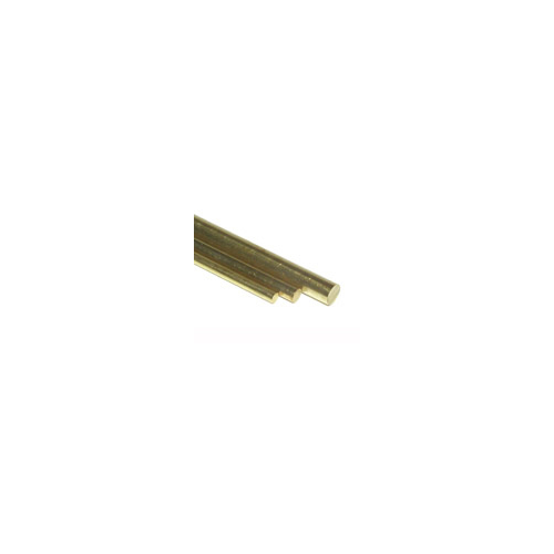 K&S 9865 Round Brass Rod (300MM Lengths) 3MM Diameter (3 PIECES)