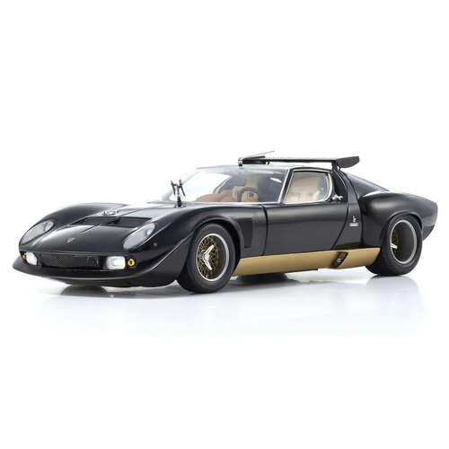 Kyosho 1/18 Lamborghini Miura SVR (Black) Diecast Model Car
