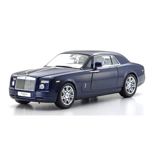 Kyosho 1/18 Rolls-Royce Phantom Coupe Blue Matallic Diecast Model Car