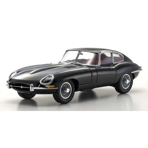 Kyosho 1/18 Jaguar E-Type Black Diecast Model Car