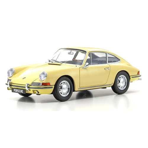 Kyosho 1/18 Porsche 911 (901) 1964 Champagne Yellow Diecast Model Car