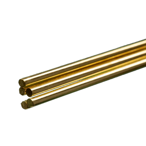 K&S Brass Rod 1/8 x 36" (1)