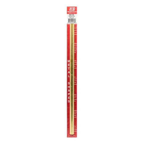 K&S Brass Tube 1/2 x 12" 0.014 Wall (1)