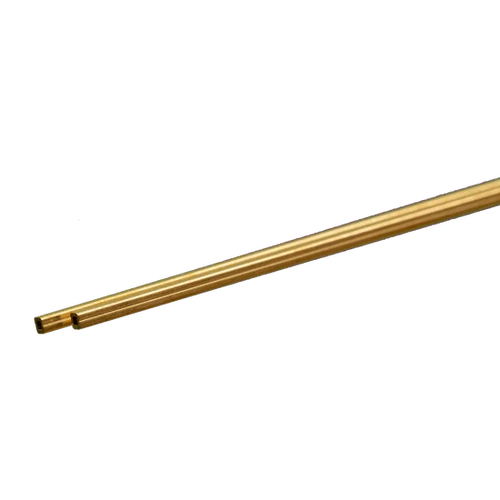 K&S Brass Square Tube 1/16 x 12" 0.014 Wall (2)