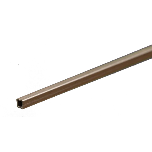 K&S Aluminium Square Tube 3/32 x 12" 0.014 Wall (1)
