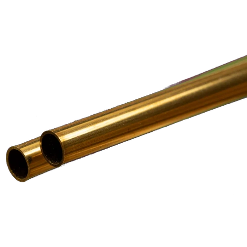 K&S Brass Tube 6 x 300mm 0.45 Wall (2)