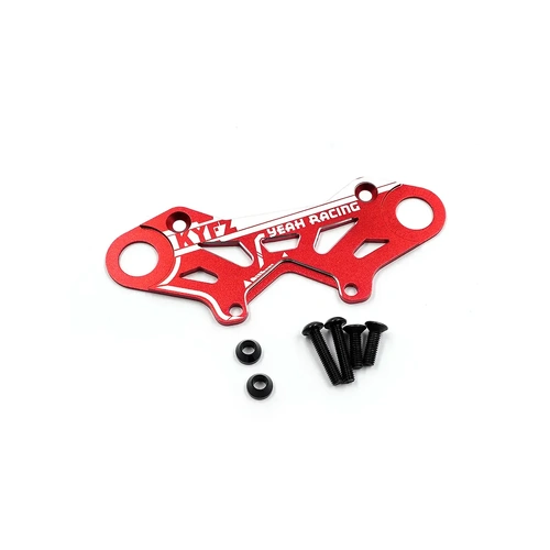 Yeah Racing Aluminium Bumper Plate Brace - Red
