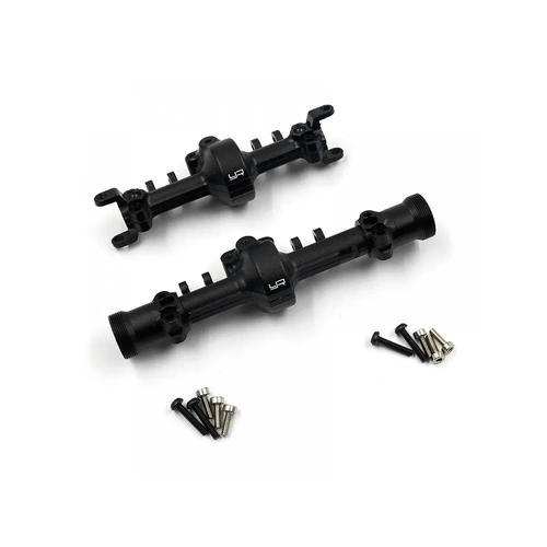 Yeah Racing Aluminium Axle Front and Rear Housing Set - Black