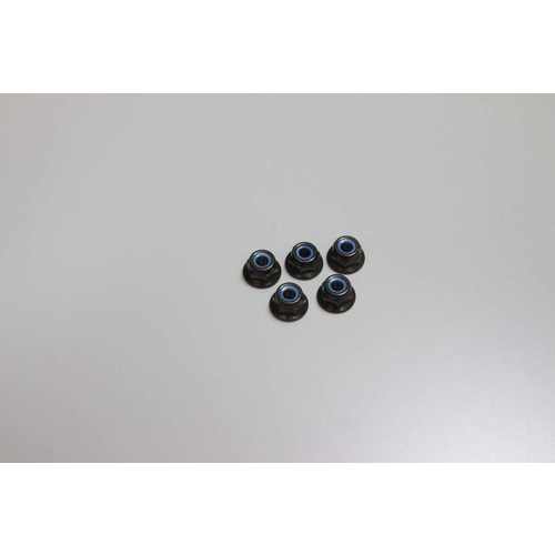 Kyosho 1-N4056FN Nut(M4x5.6) Flanged Nylon (5pcs)