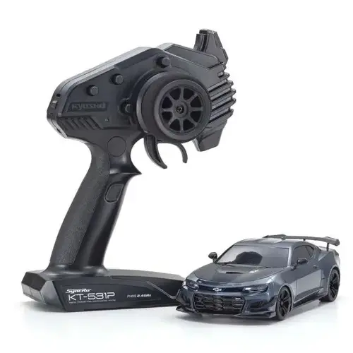 Kyosho 1/24 Mini-Z RWD MR-03 Readyset Chevrolet Camaro ZL1 1LE Shadow Gray Metallic  - KYO-32339GM