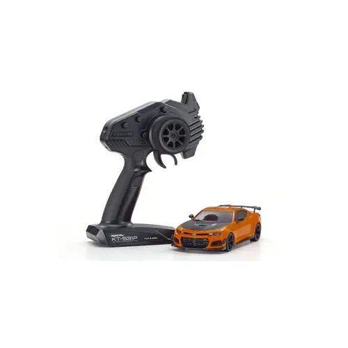 Kyosho 1/24 Mini-Z RWD MR-03 Readyset Chevrolet Camaro ZL1 1LE Crash Orange W LED - KYO-32339OR