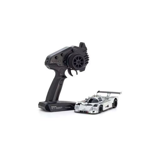 Kyosho Mini-Z Sauber-Mercedes Gruppe-C Rennsportwagen C 9 Chrome Silver w/Gyro RWD MR-04 Readyset