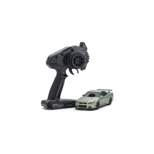 KYOSHO 1/24 MINI-Z NISSAN SKYLINE GT-R (R34) V.SPEC II NUR MILLENNIUM JADE AWD