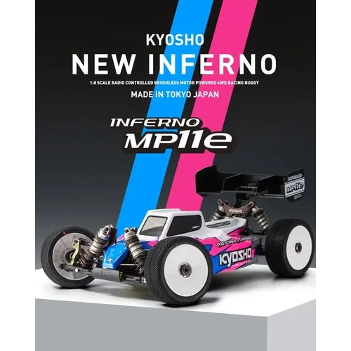 Kyosho 1:8 Scale Radio Controlled Brushless Motor Powered 4WD Racing Buggy Kit INFERNO MP11e 34119