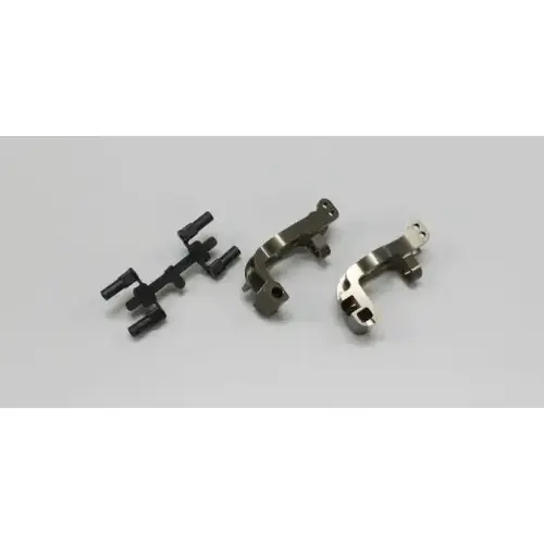 Kyosho IFW412 Aluminium Front Hub Carrier L&R Gunmetal MP9