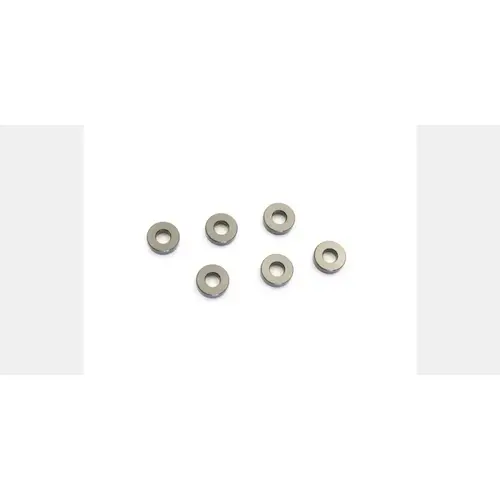Kyosho W0144GM Aluminum Collar (3x7x2mm/Gunmetal/6pcs)