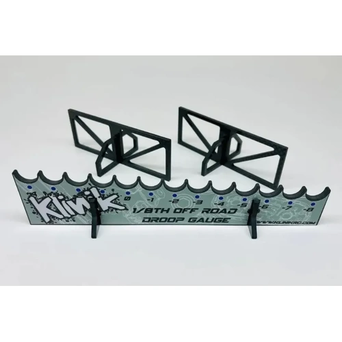 Klinik RC Pro 1/8 Carbon Fiber Droop Gauge System Universal Buggy/Truggy