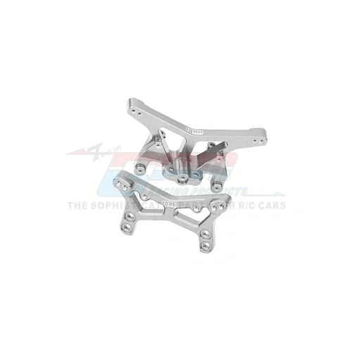GPM Aluminium Front and Rear Shock Towers 2Pcs - Silver