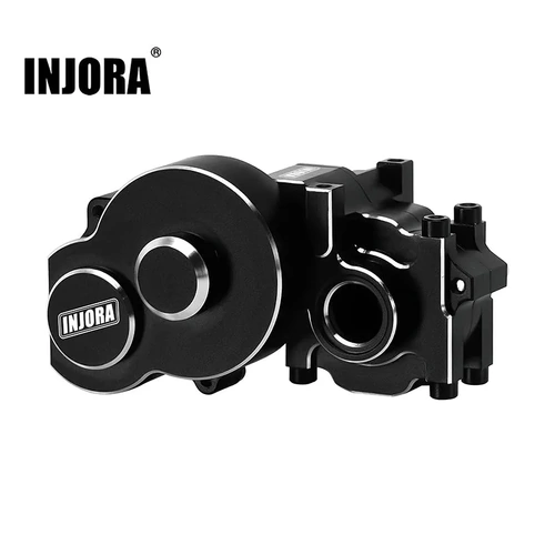 INJORA Aluminum Transmission Housing with Motor Mount & Cover for 1/24 Losi Micro-B