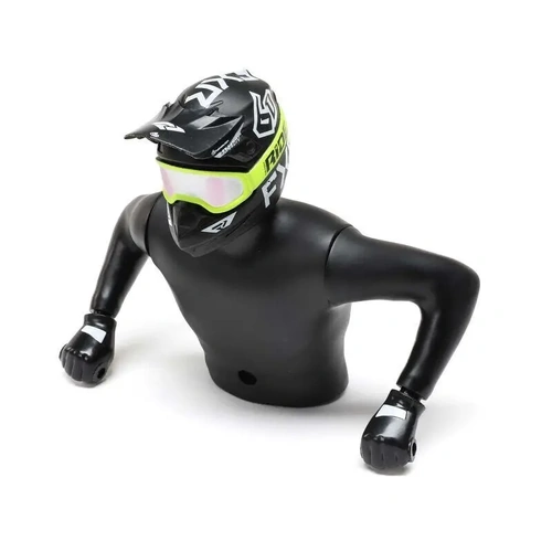 Losi Upper Rider Figure, FXR Yellow, ProMoto SM