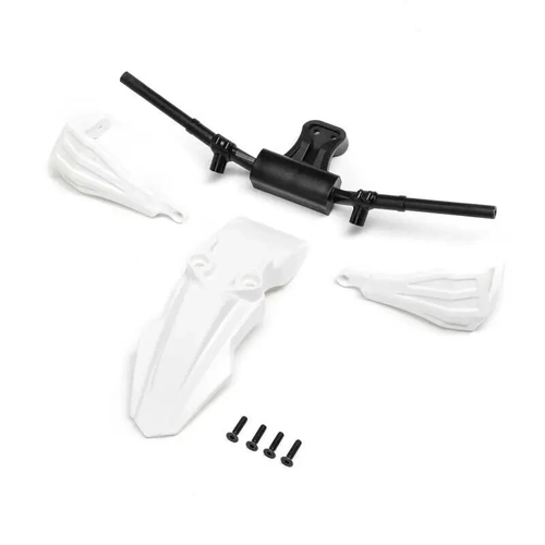 Losi Fender, Handguards and Handle Bars, White, ProMoto SM