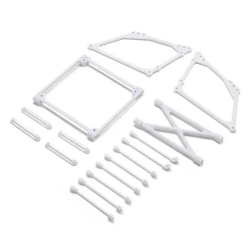 Losi Top Wing Mount Set, White, 22S Sprint Car