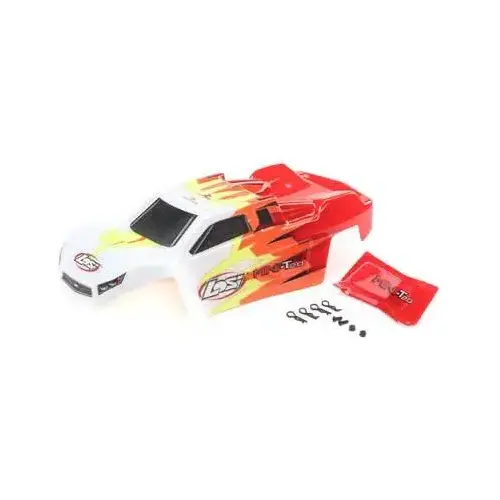 Losi Body, Red and White, Mini T 2.0