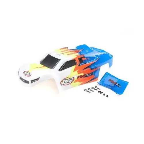 Losi Body, Blue and White, Mini T 2.0
