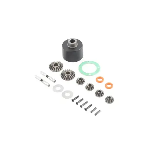 Losi HD Diff Housing and Internals, Rock Rey